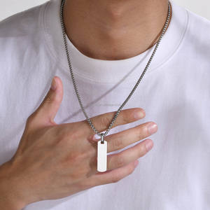 ป้ายสเตนเลสสำหรับผู้ชายสลักชื่อสุนัขเครื่องประดับสร้อยคอด้วยเลเซอร์ออกแบบได้ตามต้องการ - Product Image 5