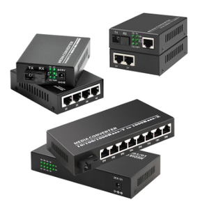 100/1000Mbps Duy Nhất Chế Độ Sợi 1 Sợi 2/4/8 Ethernet Quang Chuyển Đổi Gigabit Phương Tiện Truyền thông Chuyển Đổi Sợi Để RJ45 Phương Tiện Truyền thông Chuyển Đổi - Product Image 1