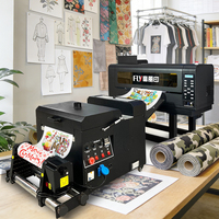 Printer DTF A3 Otomatis Laris Baru, Garansi 1 Tahun, Ukuran Kecil 30cm, Solusi Cetak Kaos untuk Toko Cetak, Oven Pengering Roll