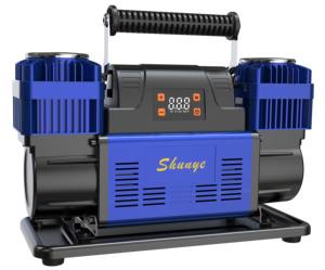 Dc12v כבד חובה מדחס אוויר כפול 60 מ "מ מכונית ניידת עם צמיג משאבת מדחס דיגיטלי משאבת מדחס דיגיטלי - Product Image 1