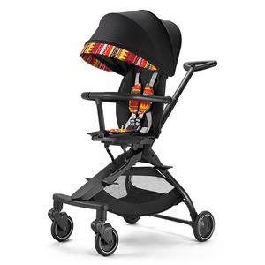 Vente en gros de poussette compacte et d'avion en aluminium pliable personnalisé landau de voyage pour bébé léger et pliable <span class=keywords><strong>porte</strong></span>-bébé - Product Image 3