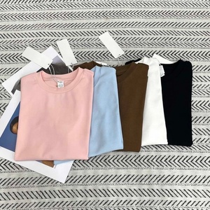 Camiseta Corta de Manga Corta de Algodón Pima 220gsm 2026, Estilo Ajustado, Moda Urbana para Chicas, Olo Aio Accolade <span class=keywords><strong>Muse</strong></span> Renown Studio Style - Product Image 3