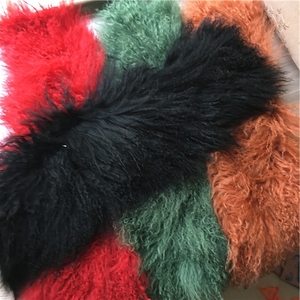 Pelliccia Animale, Lana Molto Riccia, Cappotto Lungo in Vera Pelliccia Mongola 100% Naturale per Uomo - Product Image 1