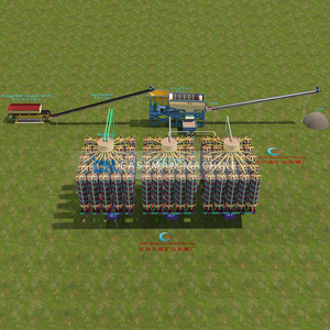 เครื่องจักรแปรรูปแร่ทรายชายหาดที่ใช้ได้กับ100 ~ 300ตันต่อชั่วโมงเครื่องซักผ้าสายการผลิต - Product Image 5