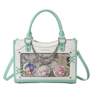 Conception personnalisée Sac Ita à bandoulière en forme de maison champignon mignon avec fenêtre transparente en PVC - Product Image 6