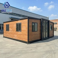 Maison préfabriquée modulaire isolée en conteneur de 20 pieds ou 40 pieds, extensible, maison préfabriquée extérieure, 2, 4 ou 5 chambres, maison portable