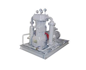 Compresseur d'acétylène de petite taille à lubrification sans huile à conversion de fréquence CT4, type refroidi par air à courroie - Product Image 1