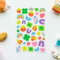 Autocollants découpés à la forme, imperméables, colorés, avec logo personnalisé, pour papeterie, vente en gros