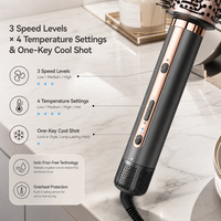 Sèche-cheveux professionnel 18-en-1 multi-styler 1600W 110K RPM BLDC avec brosse soufflante, boucleur automatique et diffuseur OEM