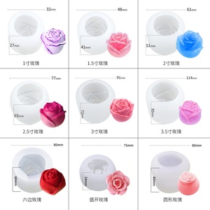 Molde de Silicona 3D con Forma de Rosa para Fondant, Manualidades, Resina, Pasteles, Velas, Jabones, Mousse y Chocolate - Product Image 3