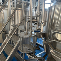 Système de brassage de bière commerciale, 5BBL, chauffage Direct du feu, équipement de brassage