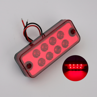 Feu de position latéral 8 LED, matériau ABS, 12-24V, étanche, couleur au choix