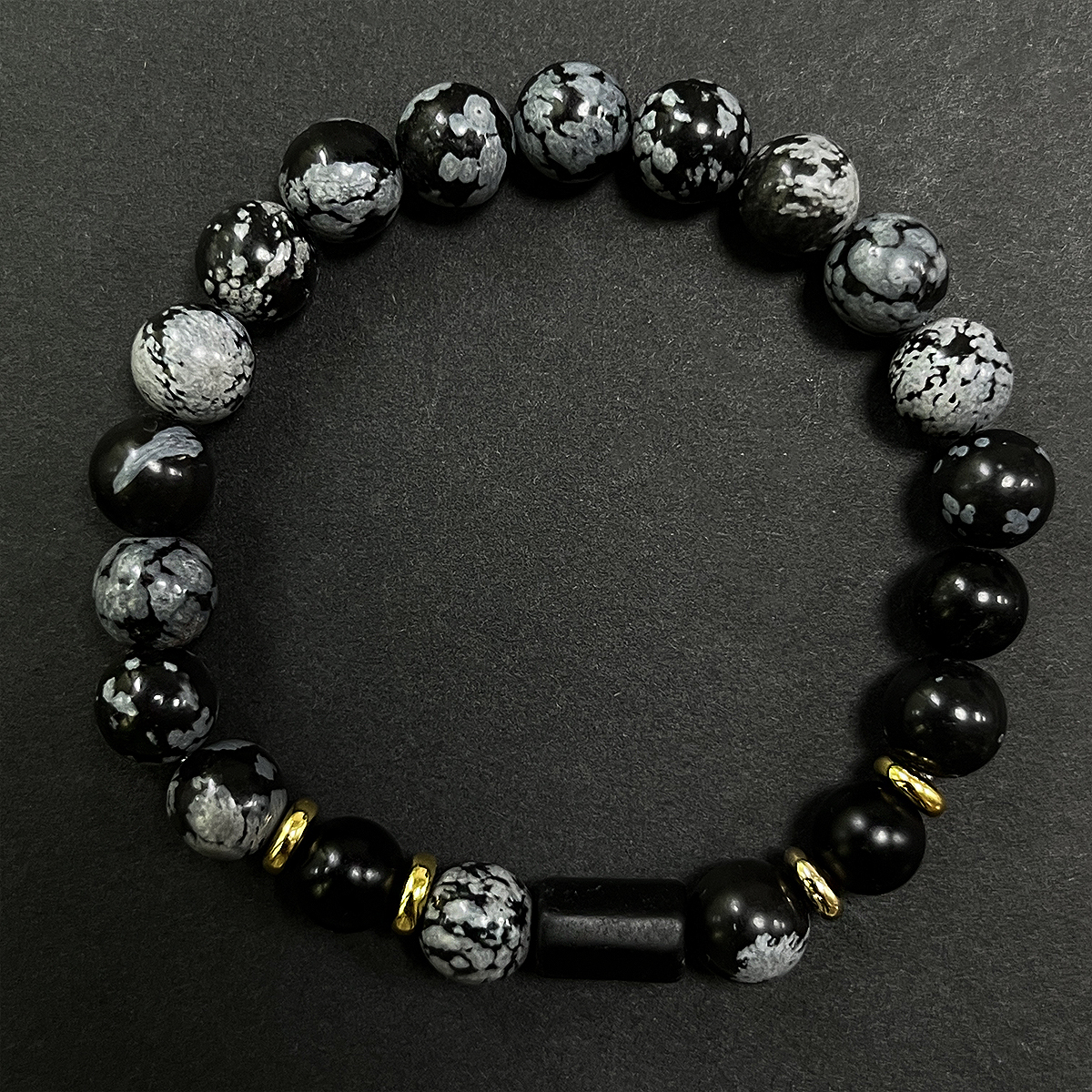 Bracelet 19 cm-noir