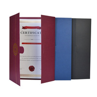 Porte-documents A4 personnalisé pour contrats, lettres d'invitation, certificats, fabriqué en Chine, sans impression