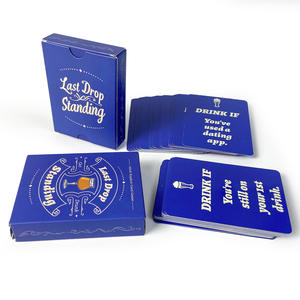 Fabricant de jeux de cartes pour adultes personnalisés de haute qualité Matériau en papier recyclable Action ou vérité Jeux de cartes à boire - Product Image 2