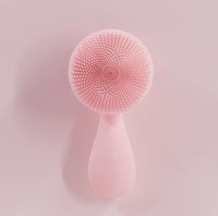 Nouveaux produits Mini Silicone Vibration acné visage nettoyant nettoyant pour le visage ionique silicone brosse électrique visage brosse de nettoyage