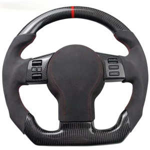 <span class=keywords><strong>พวงมาลัย</strong></span>กีฬา 3 ก้าน ทำจากคาร์บอนไฟเบอร์น้ำหนักเบา หุ้มหนัง สำหรับ <span class=keywords><strong>Nissan</strong></span> GT-R R35 2007-2024 Q50/QX50 X3 ไม่มีปุ่ม สำหรับสนามแข่ง - Product Image 4