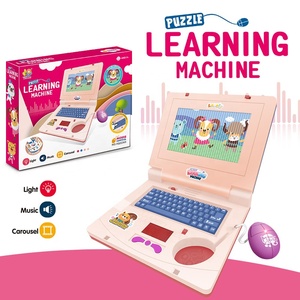 Ordinateur portable éducatif pour enfants, jouet d'apprentissage pour la petite <span class=keywords><strong>enfance</strong></span>, machine d'apprentissage, ordinateur portable de simulation, lumière Mus, vente chaude 2023 - Product Image 5
