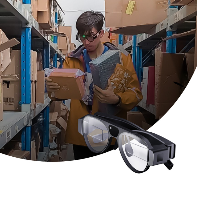 New AR AI Smart Glasses Intelligent Recognition Binocular Full-color AR Display 50"-80" Virtual Screen Polarized 3D for