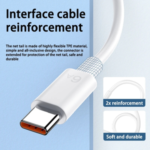 1m ricarica rapida cavo USB C per Android 2.0 tipo-C per smartphone 6A corrente treccia cavo dati fotocamera auricolari per Computer - Product Image 4