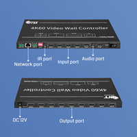 Controlador de Video Wall para Publicidad en Minoristas, Soporte de Pared, Diseño 1X1 1X2 1X3 1X9 2X2 2X3 3X3, Entrada 3840X2160 60Hz, Salida 1080P, FCC