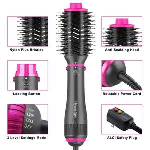 Secador de Pelo Iónico 4 en 1 con Motor sin Escobillas, Portátil, 3 Velocidades, Secado Rápido, Herramienta de Peluquería - Product Image 3