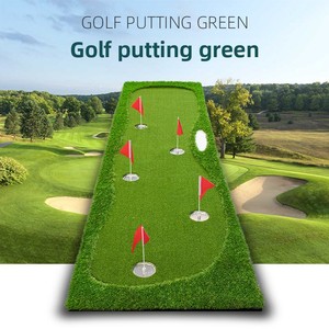 Tapete de <span class=keywords><strong>Golf</strong></span> Profesional para Interiores, Tapete de Práctica de <span class=keywords><strong>Golf</strong></span> Ensamblable, Césped Artificial, Ayuda para <span class=keywords><strong>el</strong></span> Entrenamiento de Putt, Mini Campo de <span class=keywords><strong>Golf</strong></span> - Product Image 2