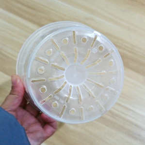 Kho Chậu Hoa Lan Trong Suốt Bền Chắc 5.5 Inch Có Lỗ Chậu Trồng Hoa Bằng Nhựa Chậu Treo Lỗ Đáy Trong Suốt - Product Image 3