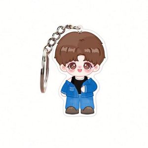 Porte-clés en acrylique personnalisé avec personnage Kpop, support de présentation créatif, cadeaux combinés originaux - Product Image 4
