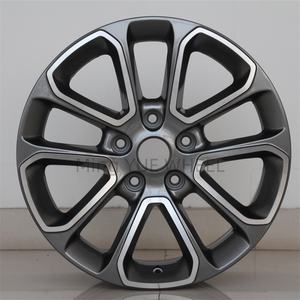 Mingyue 4X4 Off Road 18X8J 5X127 Llanta de rueda de coche de pasajero de plato profundo negro <span class=keywords><strong>para</strong></span> <span class=keywords><strong>Jeep</strong></span> Wrangler Trackhawk Summit Grand Cherokee - Product Image 3