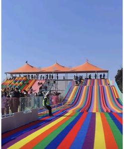Prix direct d'usine, fabricant professionnel, glissière commerciale en plastique d'arc-en-ciel de parc d'attractions extérieur. Pas encore d'<span class=keywords><strong>avis</strong></span>. - Product Image 5