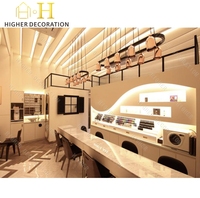 Aménagement intérieur de salon de manucure, présentoirs à vernis à ongles, meubles de table pour salon de manucure, idées de décoration personnalisées pour salon de beauté