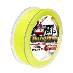 Super résistance OEM 500 m 8 brins 0.1mm-1mm 6LB-300LB PE ligne de pêche tressée