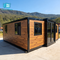 Dernier design de maison préfabriquée en conteneur, conteneurs habitables de 20FT, 30FT, 40FT, villas en conteneurs avec 3 chambres et salle de bain