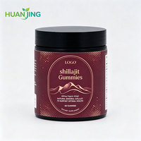 Gummies véganes riches en protéines Shilajit & Ashwagandha - Anti-âge, anti-fatigue, soutien immunitaire pour femmes d'âge moyen/âgées