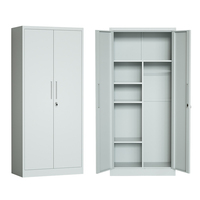 Armoire à casiers en métal à 3 portes avec serrure à clé Armoire de rangement en acier avec options de porte 2/4/6/9/12/15/18/24