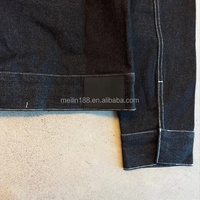 Fournisseurs personnalisés de vestes en jean de haute qualité pour hommes, vestes en jean surdimensionnées, lourdes, unies, de luxe, à la mode
