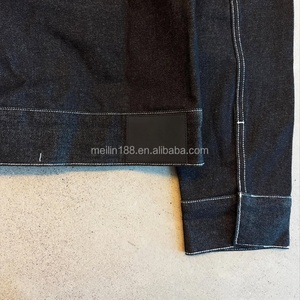 Custom Suppliers High Quality <b>Denim</b> Jackets for Men Oversized Heavyweight Blank Plain <b>Coat</b> Fashion Luxury Jean Jacket - Product Image 3