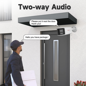 Hik OEM 8MP Lente dual 180 ° Panorámica <span class=keywords><strong>CCTV</strong></span> Alarma de luz roja y azul Disuasión activa Cámara IP Poe IP67 Micrófono y altavoz Visión en color - Product Image 6