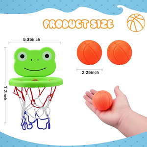 Jouet <span class=keywords><strong>de</strong></span> <span class=keywords><strong>bain</strong></span> <span class=keywords><strong>grenouille</strong></span> pour tout-petits - <span class=keywords><strong>Jeu</strong></span> amusant pour les enfants <span class=keywords><strong>de</strong></span> 1 à 3 ans, cadeau pour les garçons et les filles (6 mois et plus, en plastique) - Product Image 2