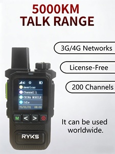 Radio bidirectionnelle Poc Radio Global 4G Walkie Talkie longue portée 5000 km pour le camping, radio amateur, compatible <span class=keywords><strong>Zello</strong></span> DMR <span class=keywords><strong>Baofeng</strong></span> UV5R Quansheng TK11 - Product Image 2