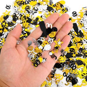Coriandoli per <span class=keywords><strong>Torta</strong></span> di <span class=keywords><strong>Compleanno</strong></span> Numero 60, Glitterati, Neri, Oro <span class=keywords><strong>e</strong></span> Argento, Decorazioni per Feste di <span class=keywords><strong>Compleanno</strong></span> - Product Image 5