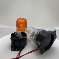 Lampe stroboscopique mini LED pour chariot élévateur DC12-80V, lentille blanche/ambre/rouge/bleue, lumière d'avertissement au xénon, balise d'urgence étanche, clignotant