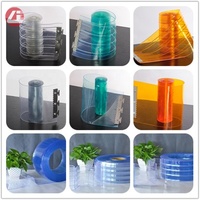 Rideau de porte en PVC transparent, rideau à bandes en PVC ultra-clair, rideau en PVC flexible
