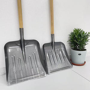 <span class=keywords><strong>Pelle</strong></span> <span class=keywords><strong>de</strong></span> nettoyage pour fumier <span class=keywords><strong>de</strong></span> vache et <span class=keywords><strong>de</strong></span> céréales en acier au manganèse, lame carrée en acier inoxydable, tête plate, construction en acier épaissi - Product Image 2