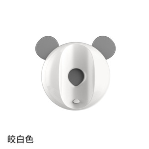 Magnetic <b>Toothbrush</b> <b>Holder</b> <b>Wall</b> <b>Mounted</b> No Drill Cute Cartoon Round Bathroom Rack - Product Image 5