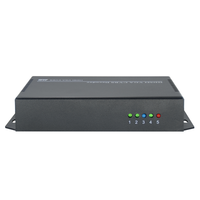 Decodificador H.265 4K IP a HDMI VGA CVBS, Receptor de Transmisión de Video Multiprotocolo SRT/RTMP/UDP/HLS