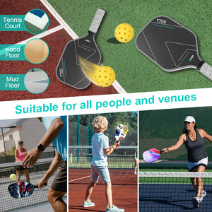 Oem/ODM thể thao hiệu suất cao 14/16mm sợi carbon pickleball mái chèo usapa phê duyệt siêu bền pickleball mái chèo - Product Image 5
