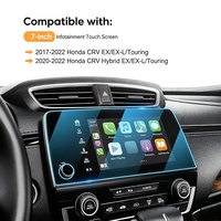 Protecteur d'écran pour Honda CR-V 2017-2022, verre trempé HD 7 pouces pour écran tactile d'infodivertissement, anti-empreintes digitales, dureté 9H