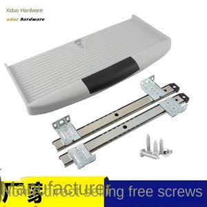 Glissières de tiroir de bureau en fer moderne <span class=keywords><strong>pour</strong></span> clavier, idéales <span class=keywords><strong>pour</strong></span> cuisine, chambre, salle de bain et bureau à domicile - Product Image 2